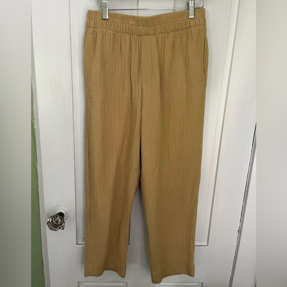 Madewell soft fair trade cotton waffle pants